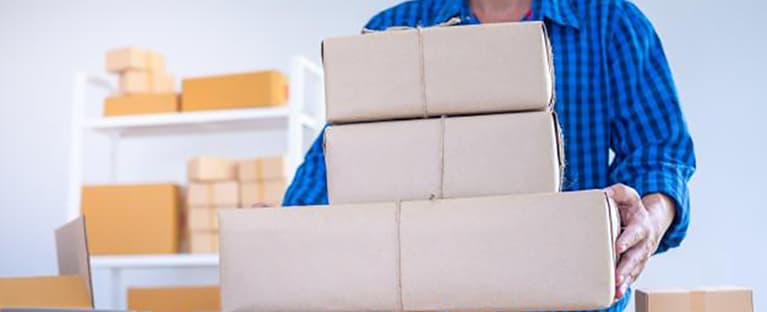 Коробки с товаром